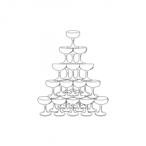 Champagne Tower Hire Adelaide